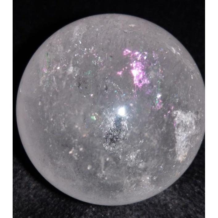 白水晶球 天然白水晶球  帶彩虹光 59.6mm-細節圖3