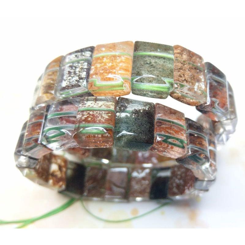 幽靈手排/清透幽靈/四季彩幽靈/四季花幽靈手排/綠幽靈/紅幽靈/黃幽靈/白幽靈-細節圖3