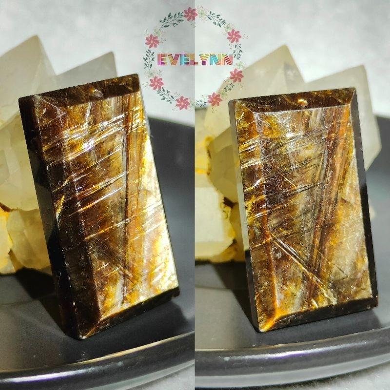 黑金雲母吊墜 黑雲母水晶 黑金鋰雲母 平衡穩定能量 淨化 地心連結 啟發洞察力和直覺 助記憶 聚財 招貴人-細節圖3