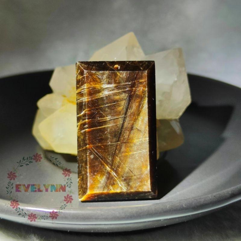 黑金雲母吊墜 黑雲母水晶 黑金鋰雲母 平衡穩定能量 淨化 地心連結 啟發洞察力和直覺 助記憶 聚財 招貴人-細節圖5