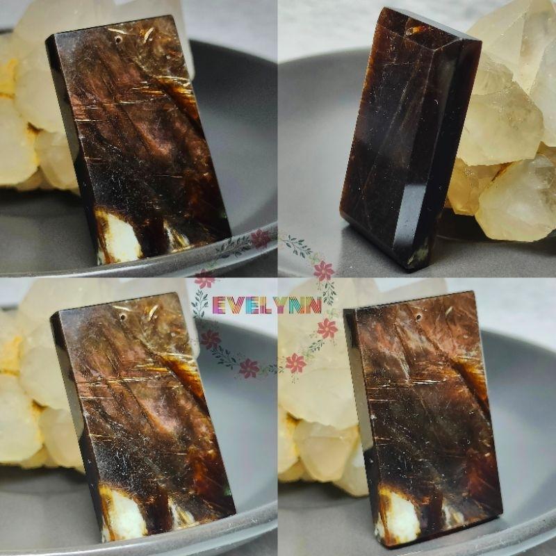 黑金雲母吊墜 黑雲母水晶 黑金鋰雲母 平衡穩定能量 淨化 地心連結 啟發洞察力和直覺 助記憶 聚財 招貴人-細節圖7