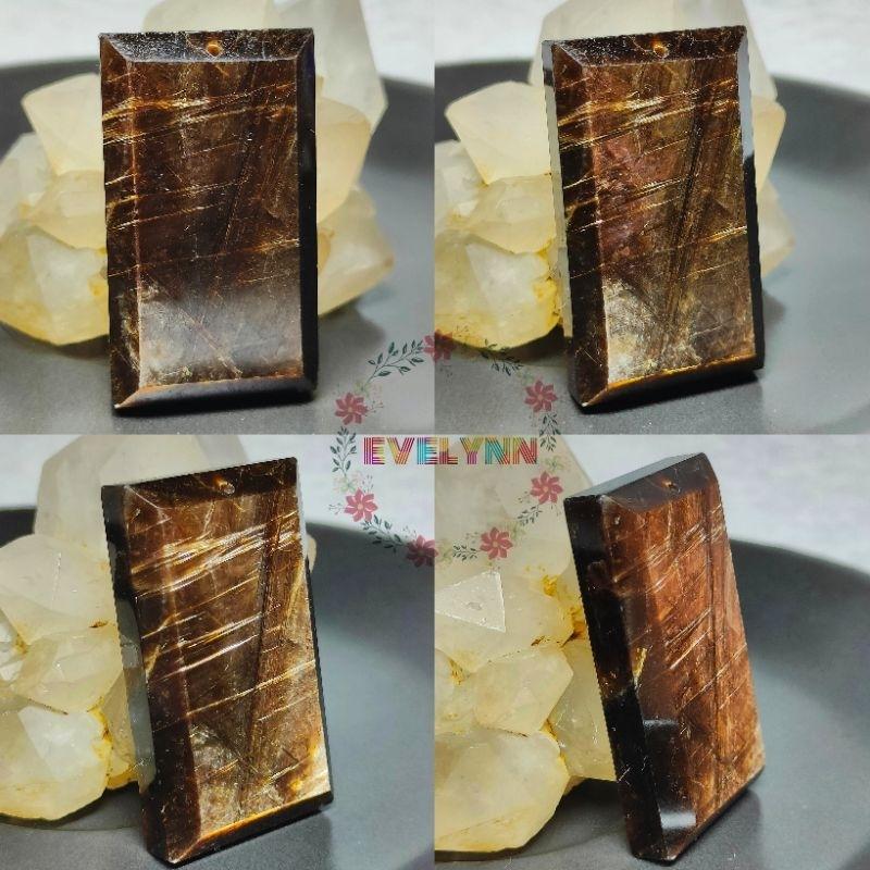 黑金雲母吊墜 黑雲母水晶 黑金鋰雲母 平衡穩定能量 淨化 地心連結 啟發洞察力和直覺 助記憶 聚財 招貴人-細節圖8