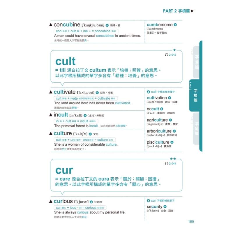 地表最強英文單字：想贏，就要用「字首、字根、字尾」背單字(附1CD)-細節圖7