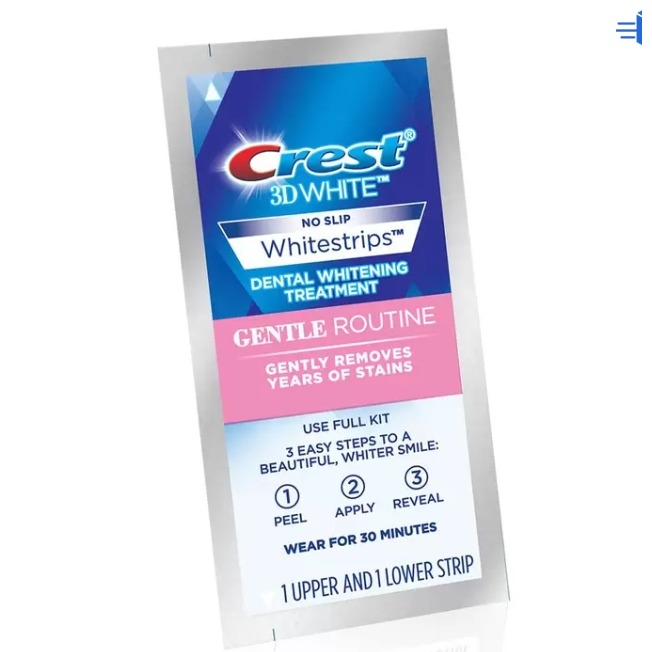 Crest 3D美白牙貼 溫和型 14次 X 2入 #118490-細節圖4