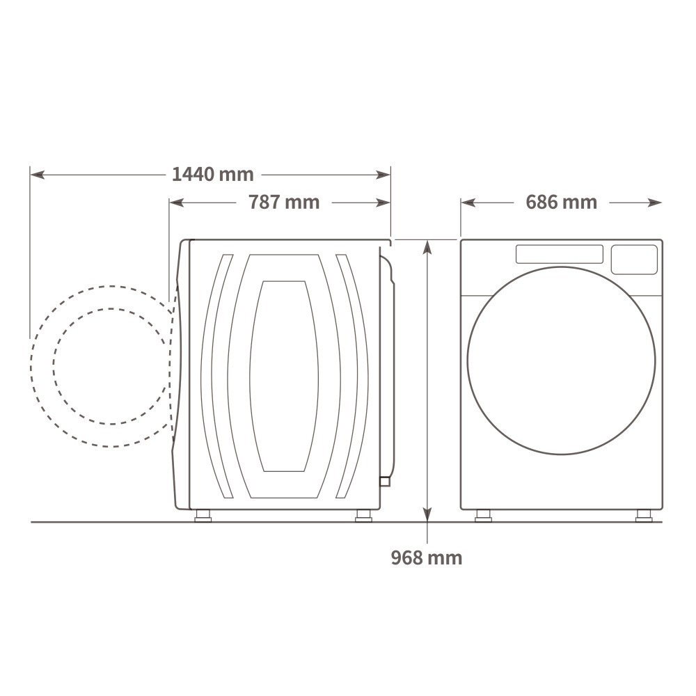 【Whirlpool惠而浦】W Collection 15公斤 電力型滾筒乾衣機 8TWED5620HW-細節圖5