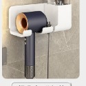 黏貼式吹風機支架 免打孔浴室吹風機挂架 浴室多功能置物架 吹風機筒放置架 通用型吹風機收納架-規格圖10
