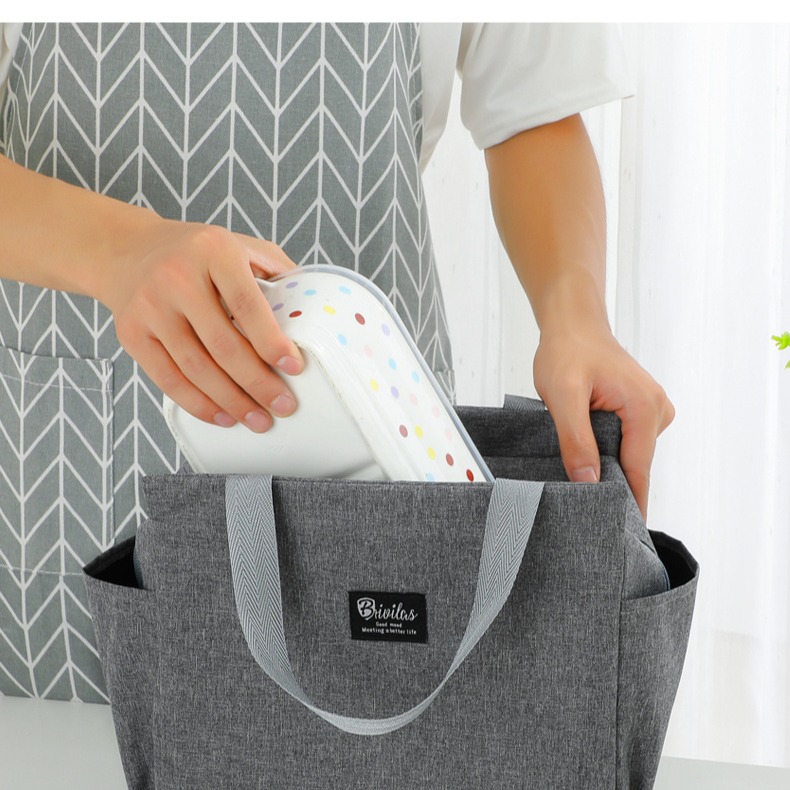 大容量雙口袋手提保溫保冷袋 內層雙層鋁膜保溫設計 輕鬆擦拭易打理-細節圖5