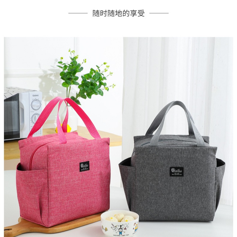 大容量雙口袋手提保溫保冷袋 內層雙層鋁膜保溫設計 輕鬆擦拭易打理-細節圖8