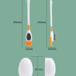 抖音同款潛水鴨矽膠馬桶刷 清潔刷 壁掛馬桶刷 浴室馬桶刷 壁掛馬桶刷 馬桶刷 刷子 浴室-細節圖11