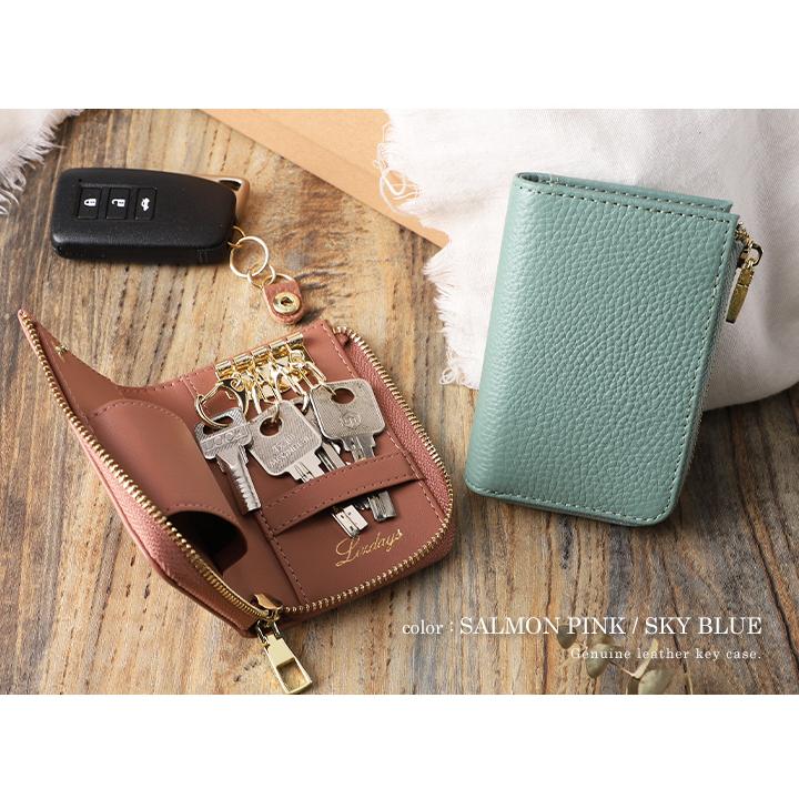 真皮 鑰匙包 皮革 牛皮 智能遙控器 收納包 鑰匙 收納 鑰匙圈 日本 LIZDAYS 汽車鑰匙包 真皮鑰匙包-細節圖3