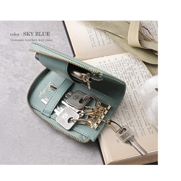 真皮 鑰匙包 皮革 牛皮 智能遙控器 收納包 鑰匙 收納 鑰匙圈 日本 LIZDAYS 汽車鑰匙包 真皮鑰匙包-細節圖4