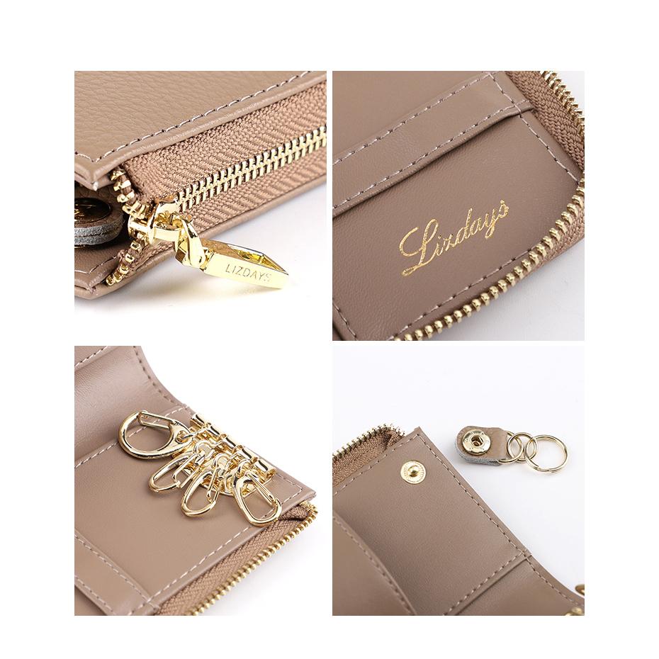 真皮 鑰匙包 皮革 牛皮 智能遙控器 收納包 鑰匙 收納 鑰匙圈 日本 LIZDAYS 汽車鑰匙包 真皮鑰匙包-細節圖6