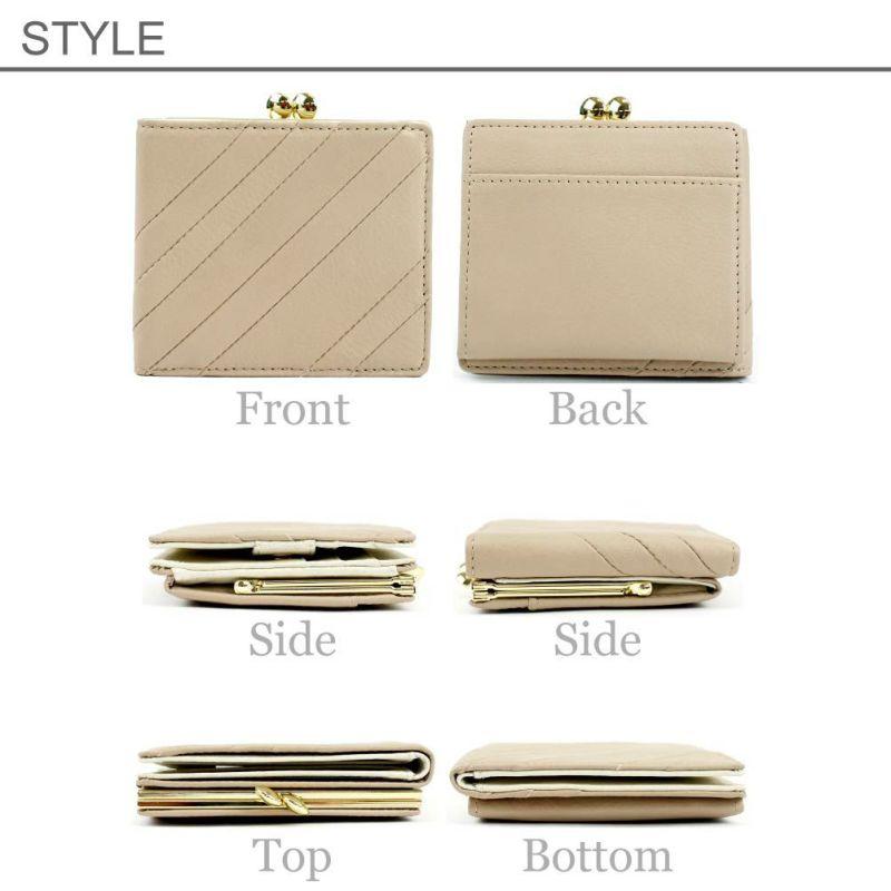 口金 珠扣 短夾 對折 雙折 錢包 皮夾 皮包 牛皮 真皮 Artisane josse 日本 義大利皮革 RFID-細節圖7