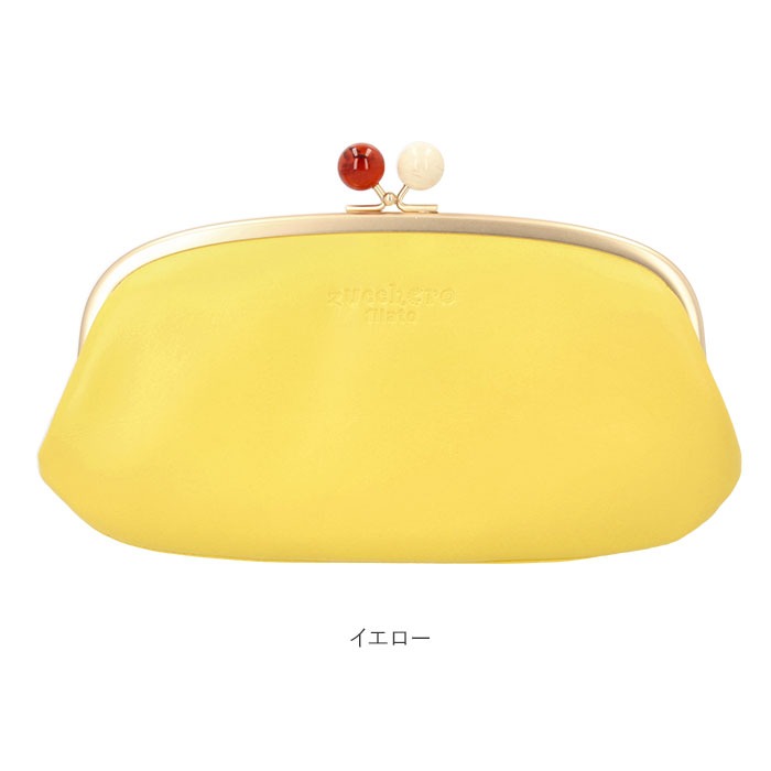 日本製 親子口金長夾 珠釦 皮夾 皮包 錢包 牛皮 真皮 財布 zucchero-規格圖8