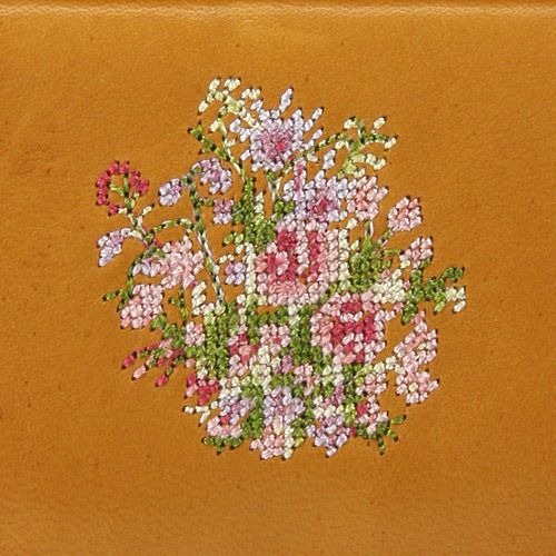 【日本手工刺繡長夾】馬皮真皮長夾｜職人手作｜薄型輕巧大容量｜夢詩集系列皮夾｜多卡位女用錢包-細節圖6