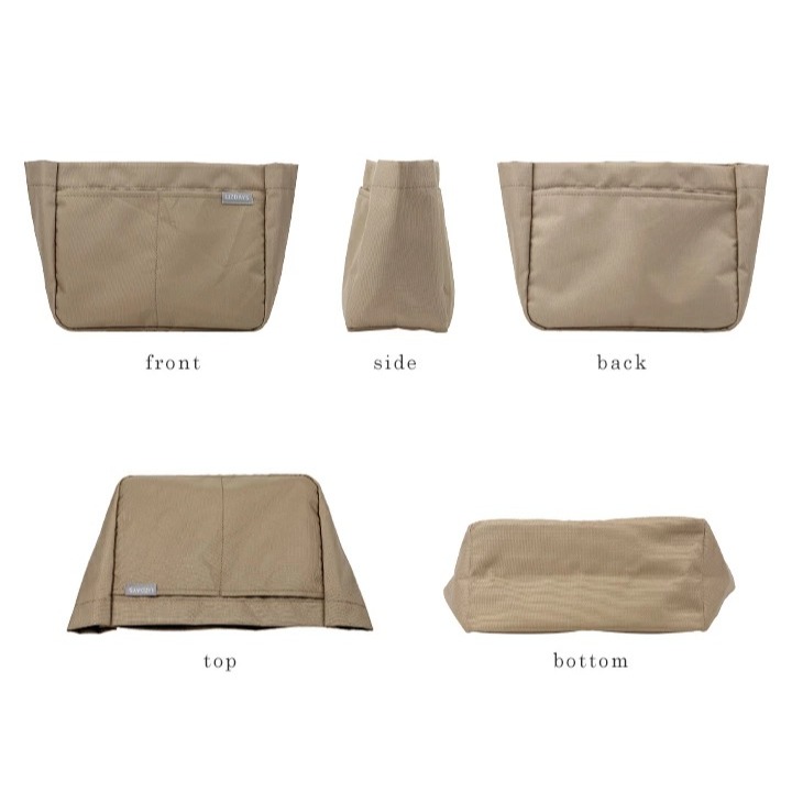 【日本收納大師】LIZDAYS 萬用包中包 ｜ 網格分類 附水瓶/雨傘位 提把設計 ｜ 適合托特包/大包內袋-細節圖9