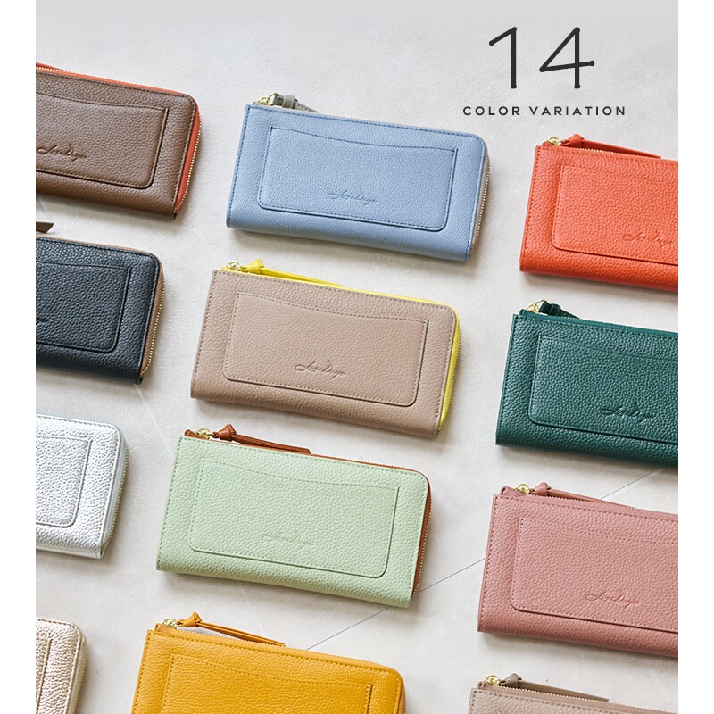 【LIZDAYS】日系極小長夾｜輕巧不厚重｜真皮牛革｜輕薄大容量｜短夾長夾兼具-細節圖2