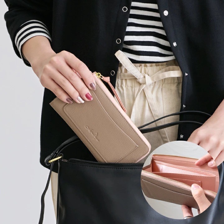 【LIZDAYS】日系極小長夾｜輕巧不厚重｜真皮牛革｜輕薄大容量｜短夾長夾兼具-規格圖11