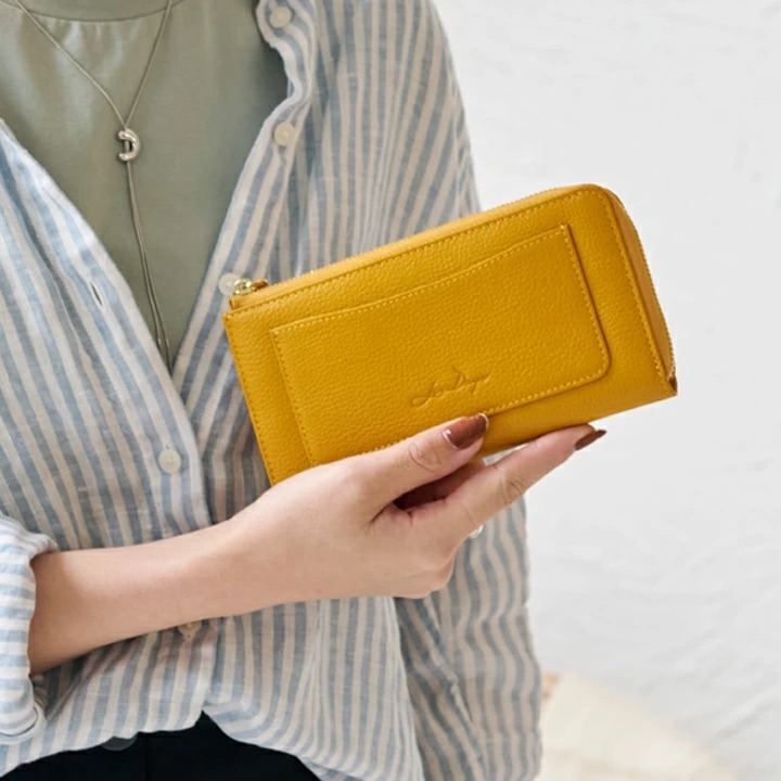 【LIZDAYS】日系極小長夾｜輕巧不厚重｜真皮牛革｜輕薄大容量｜短夾長夾兼具-規格圖11