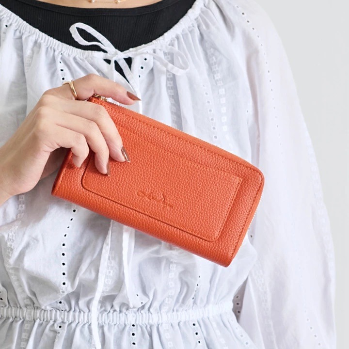 【LIZDAYS】日系極小長夾｜輕巧不厚重｜真皮牛革｜輕薄大容量｜短夾長夾兼具-規格圖11