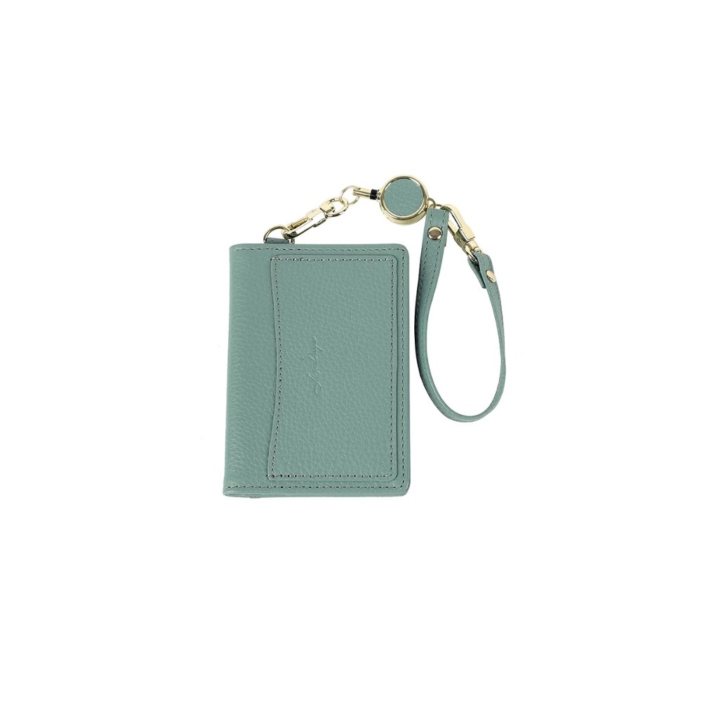 【LIZDAYS】日本真皮伸縮票卡夾 ｜ 6枚大容量 悠遊卡 證件套 ｜ 職人手作牛革 伸縮扣 證件掛牌 護照包 畢業禮-規格圖10