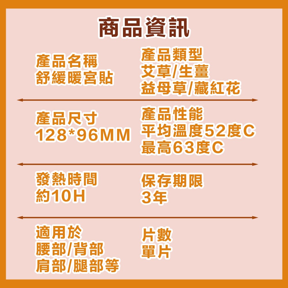 暖宮貼 暖暖包 艾草貼 艾草熱敷貼 月經 益母草-細節圖8