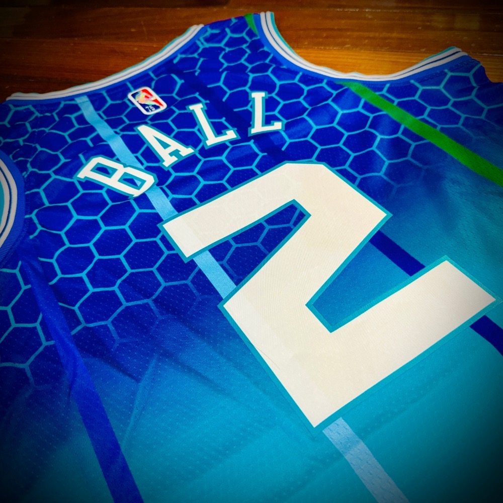 Lamelo Ball Charlotte Hornets City Edition Sw44(M)-細節圖6