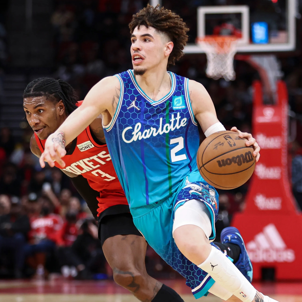 Lamelo Ball Charlotte Hornets City Edition Sw44(M)-細節圖8