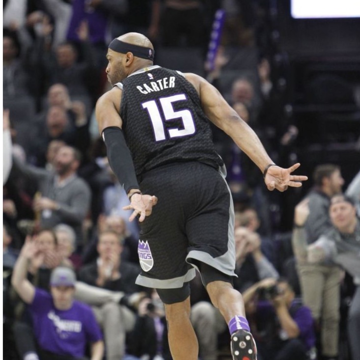 Vince Carter Sacramento Kings Nike Swingman Sw44-細節圖5