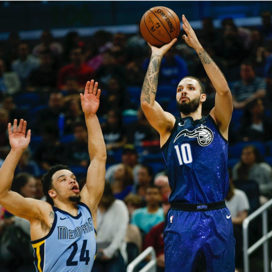 Evan Fournier Orlando Magic City Edition Nike Sw48(L)-細節圖3