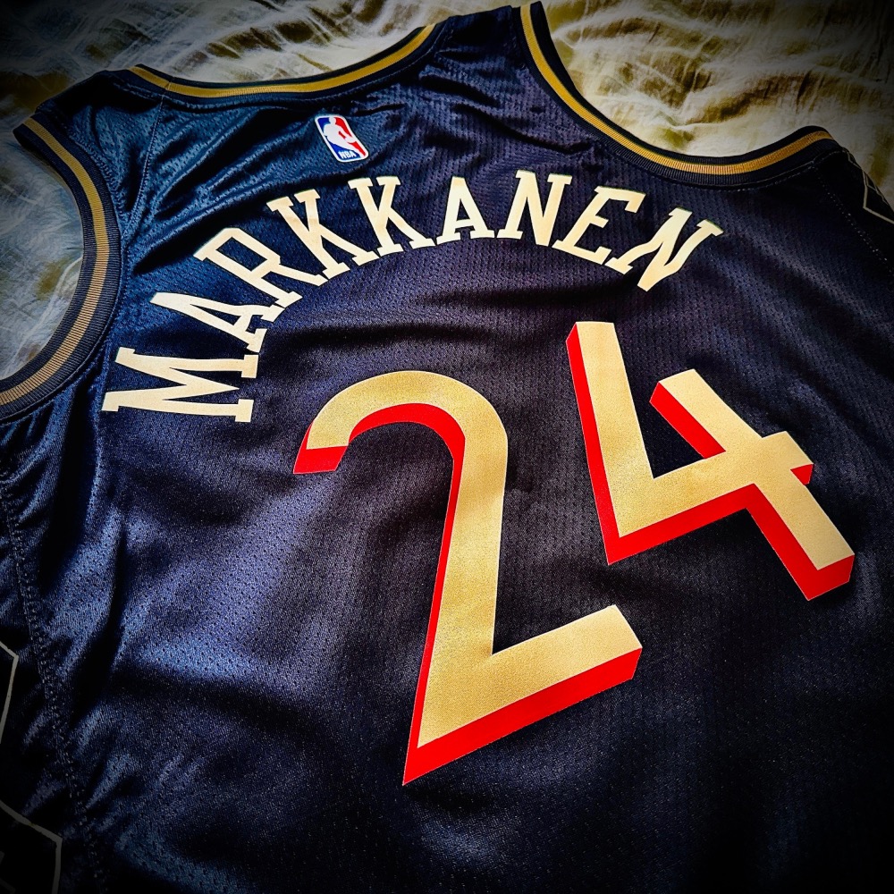 Lauri Markkanen Chicago Bulls City Edition Nike Sw44(M)-細節圖3