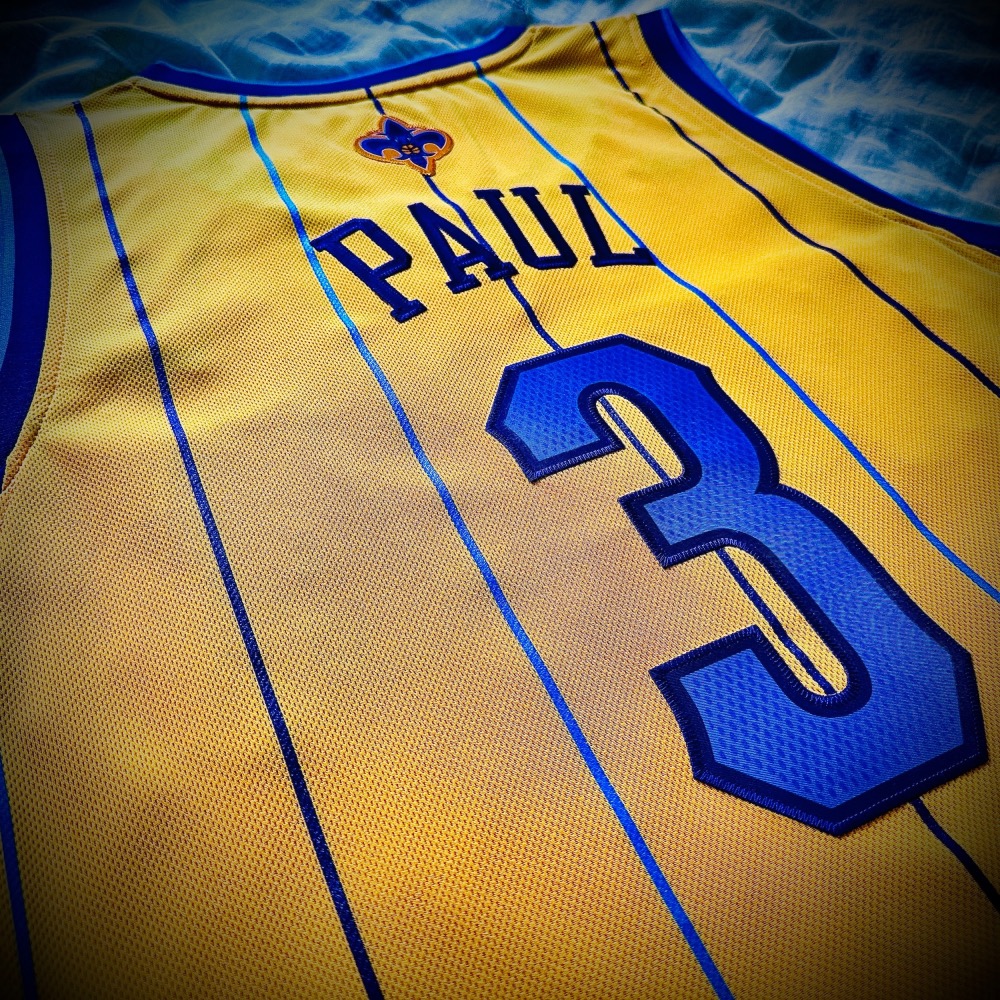 Chris Paul New Orleans Hornets Alternate Adidas Sw L-細節圖4