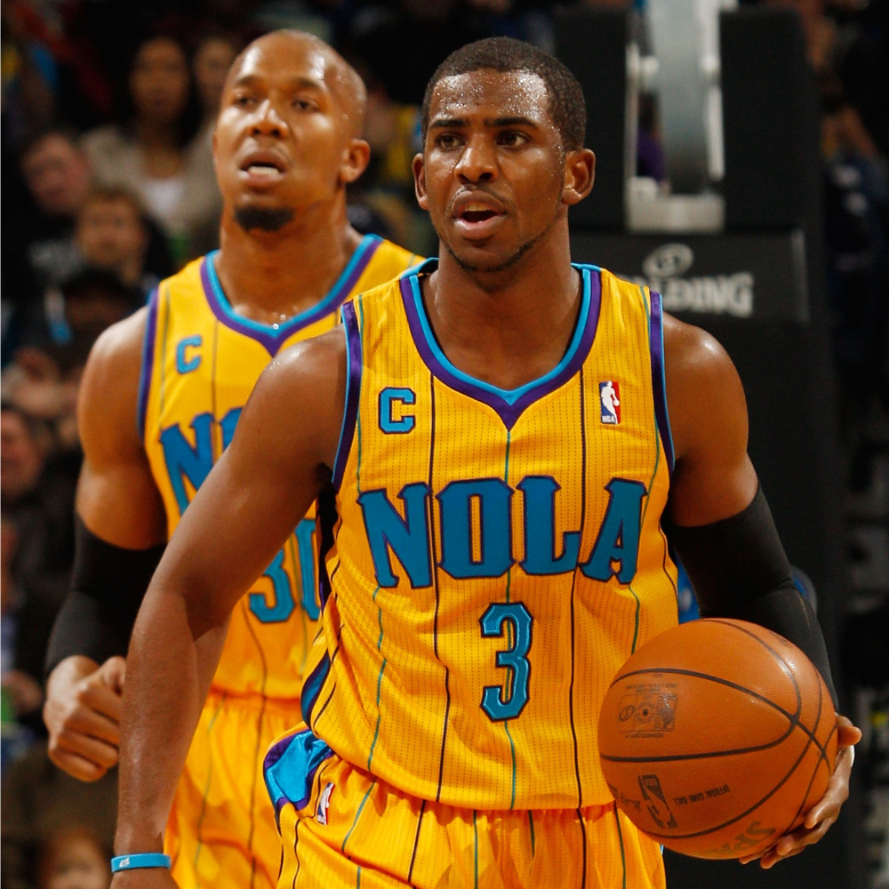 Chris Paul New Orleans Hornets Alternate Adidas Sw L-細節圖11