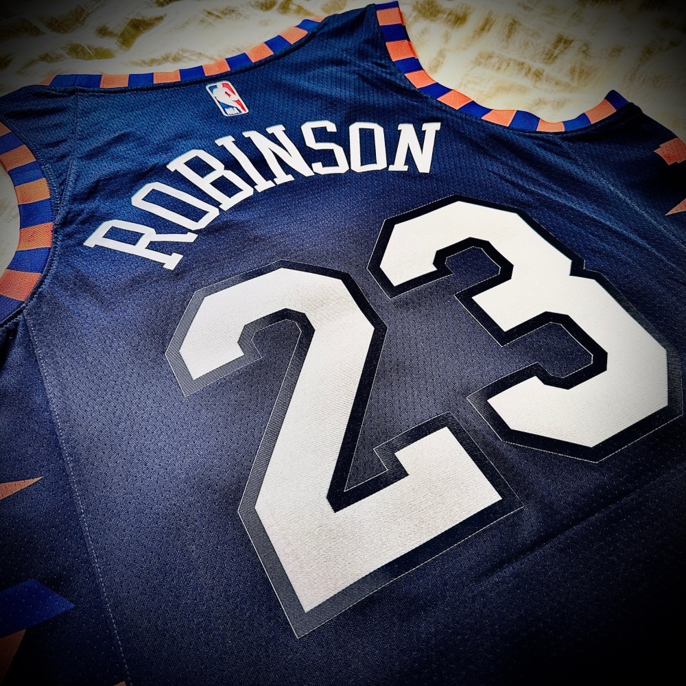 Mitchell Robinson New York Knicks City Edition Nike Sw44(M)-細節圖2