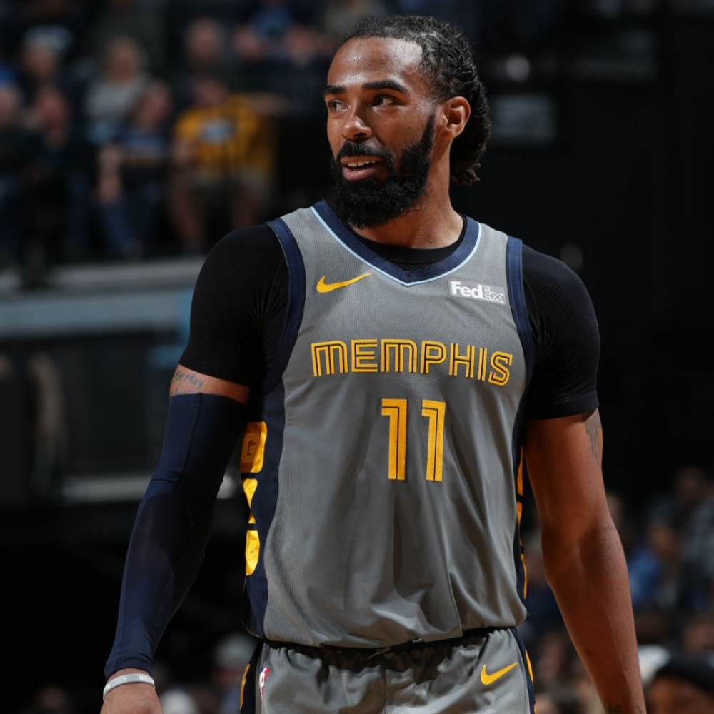 MIke Conley Memphis Grizzlies City Edition NIke Sw44(M)-細節圖4