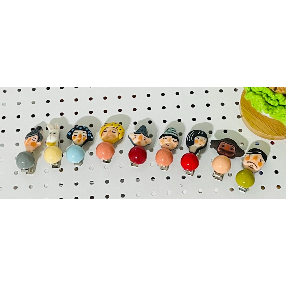 卡圓巴拉 小髮夾 圓舞曲小髮夾 9入-細節圖2