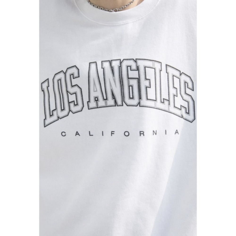 現貨⊹LA印花純白衛衣 🎧 Erica LA Sweatshirt-細節圖6