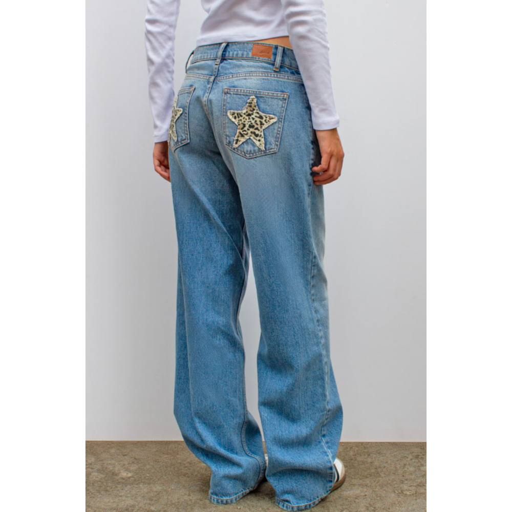 現貨⊹subdued ⋆ Star Low Waist Jeans-細節圖5