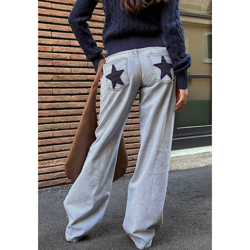 現貨⊹subdued ⋆ Star Low Waist Jeans-規格圖7