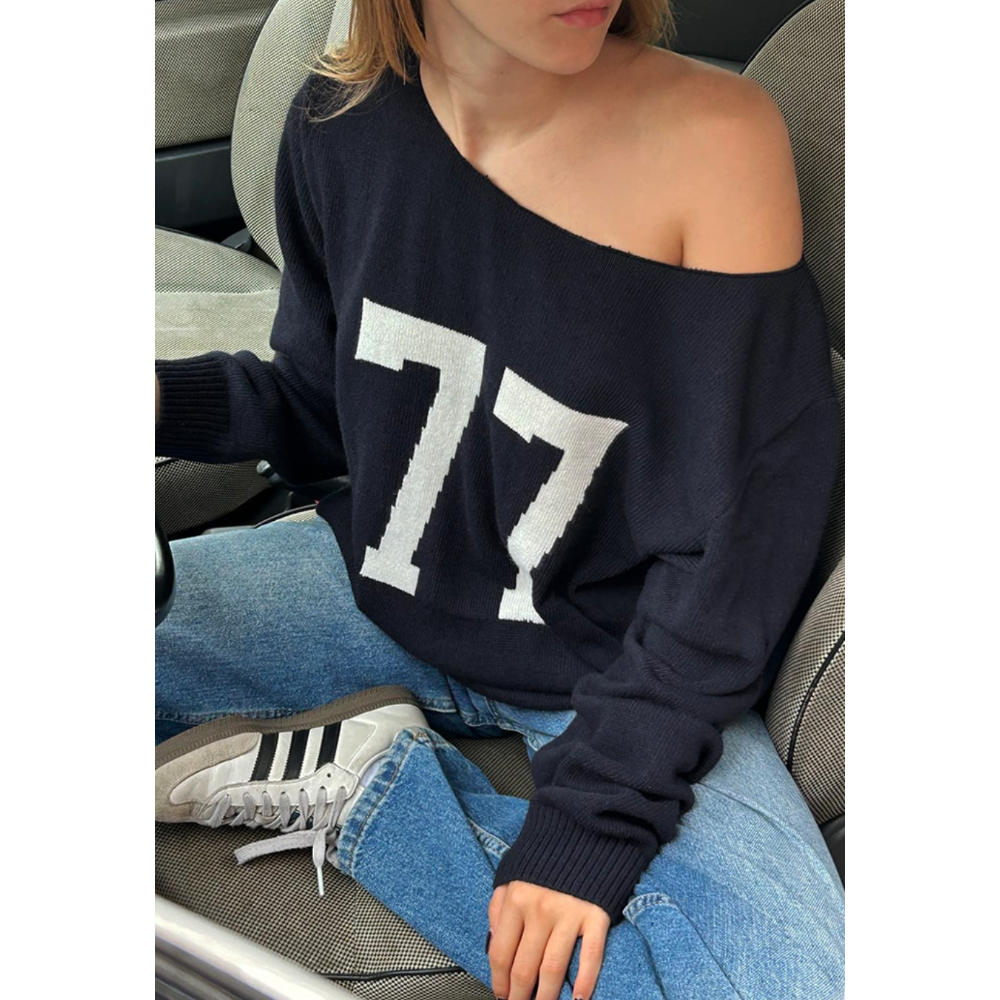 (sale) subdued ⋆ 多款斜肩針織衫 Boat Neckline Sweater-規格圖4