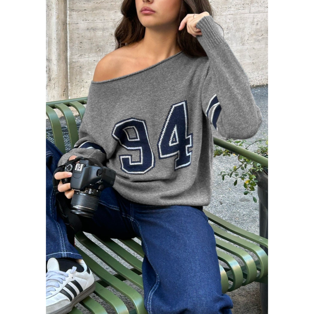 (sale) subdued ⋆ 多款斜肩針織衫 Boat Neckline Sweater-規格圖4