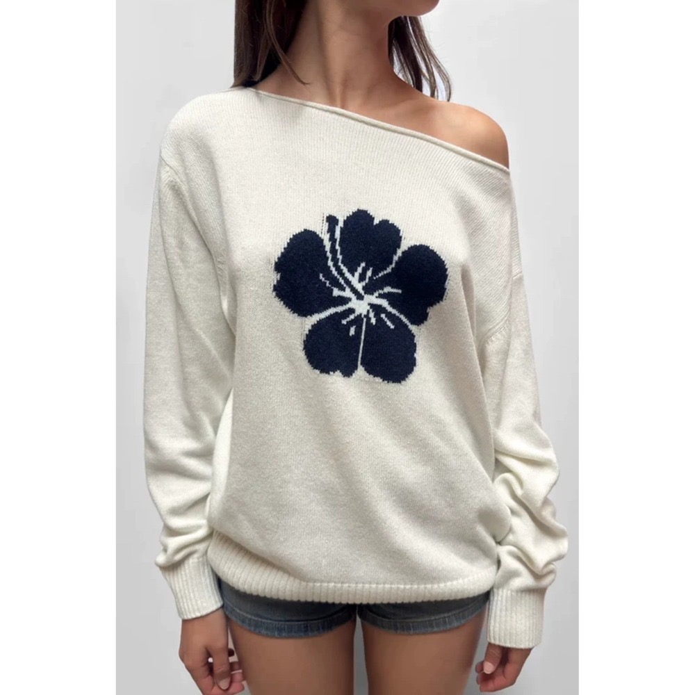 (sale) subdued ⋆ 多款斜肩針織衫 Boat Neckline Sweater-規格圖4