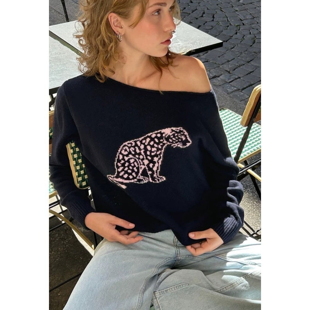 (sale) subdued ⋆ 多款斜肩針織衫 Boat Neckline Sweater-規格圖4