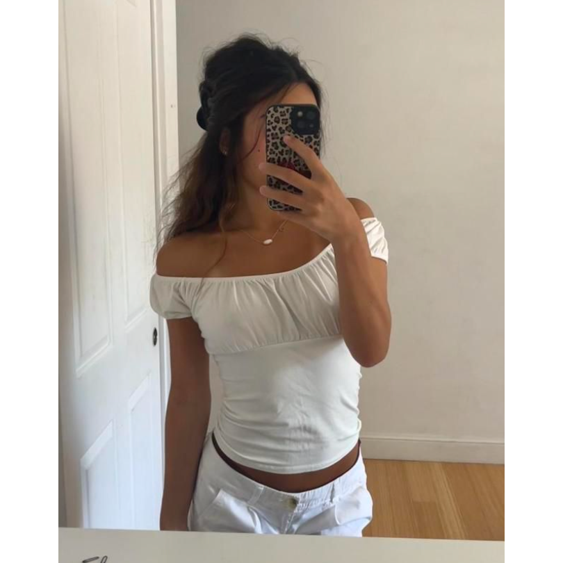 現貨⊹氣質抓皺平口短袖 🎀 Casey Top-細節圖3