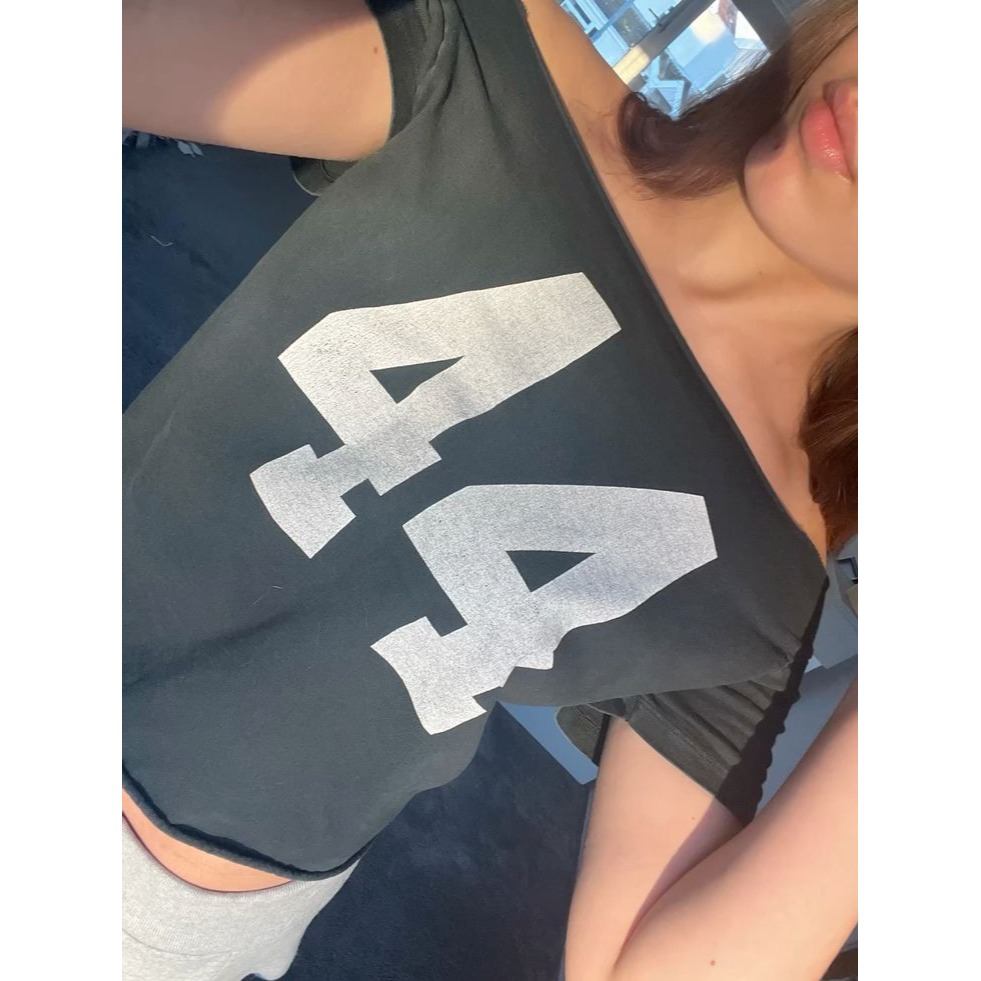 現貨⊹｜黑色44一字領短袖 🤍 Bonnie Top-細節圖2