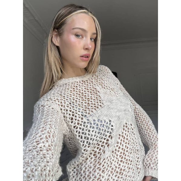 現貨⊹subdued ⋆ 星星針織上衣 🤍 openwork star sweater-細節圖2