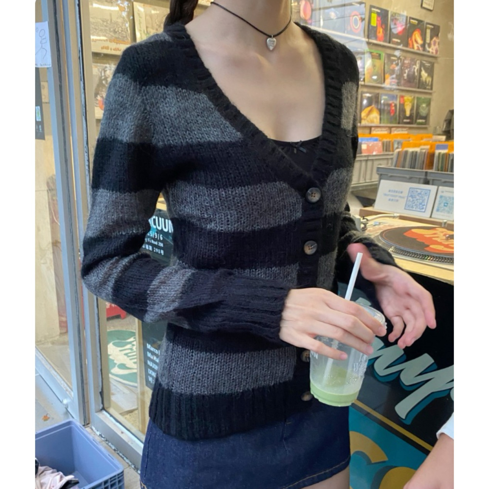 兩色・Nikki Striped Sweater-細節圖2