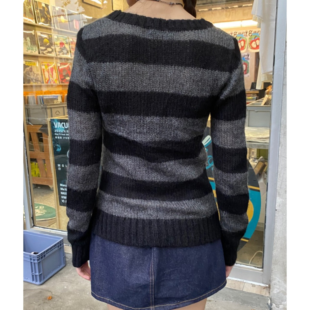 兩色・Nikki Striped Sweater-細節圖3
