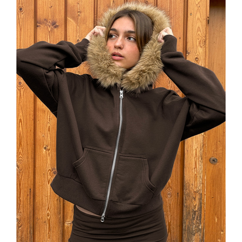 (sale) subdued ⋆ 多款 Faux Fur Hoodie-細節圖3