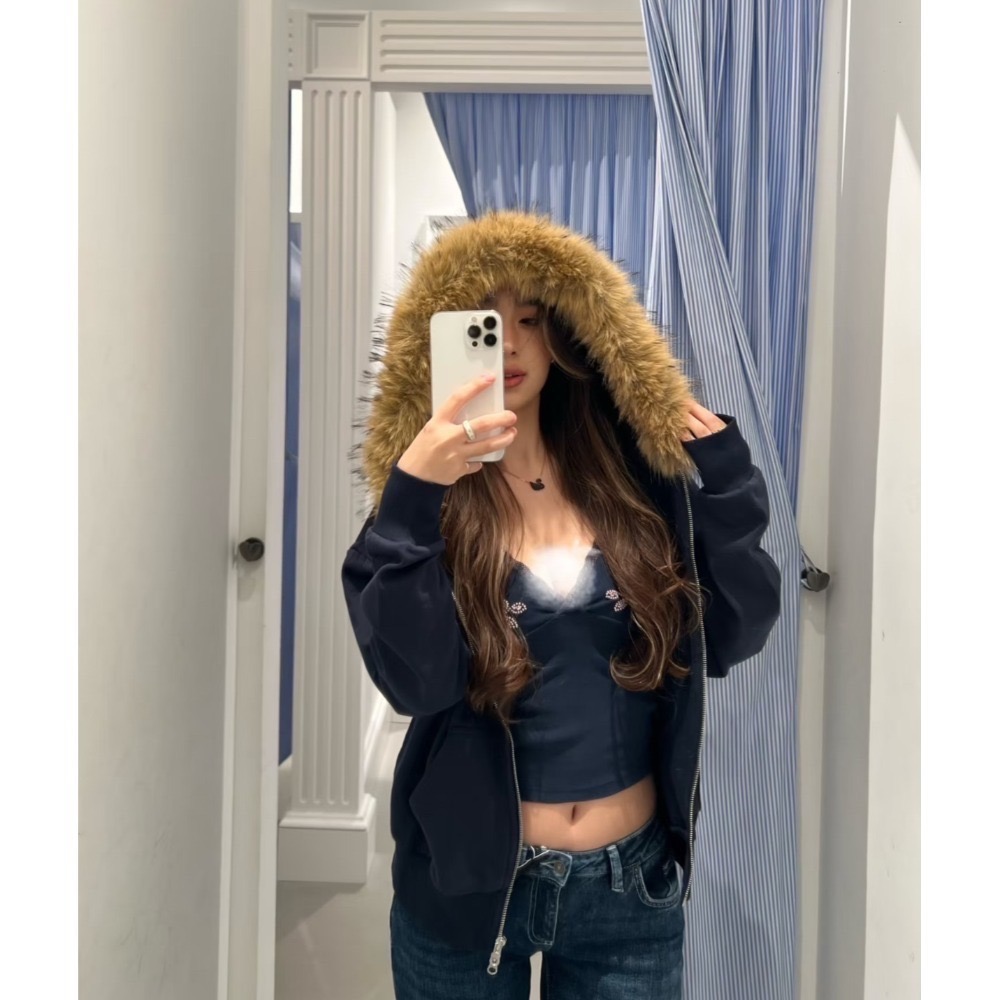 現貨⊹subdued ⋆ 多款 Faux Fur Hoodie-規格圖9